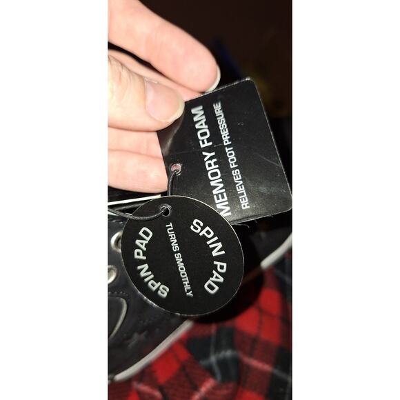 NWT/ PASTRY / HIGH TOP TENNIS SHOES / MEN'S SIZE : 8 / BLACK AND WHITE/unisex - Picture 11 of 12